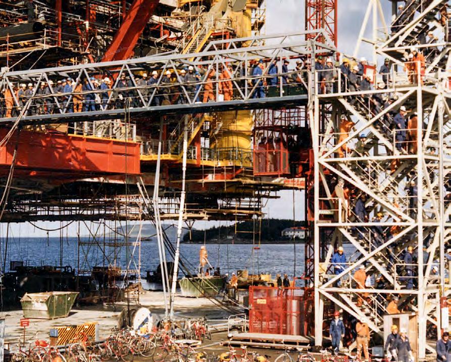 NORSK OLJEMUSEUM Ideen om å etablere et oljemuseum i Stavanger ble lansert allerede i 1974, lenge før det var mulig å forutsi hvor stor betydning oljevirksomheten skulle komme til å få for det norske
