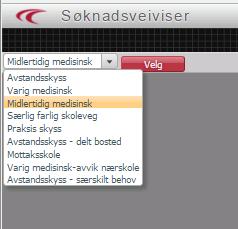 Midlertidig skyss medisinsk Søknadsgrunn = «Midlertidig skyss». Dette gjelder skyss med drosje ved midlertidig skade eller sykdom som IKKE har en varighet utover 3 mnd. (92 dager).