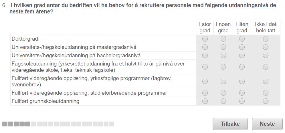 5) eller personale med fullført