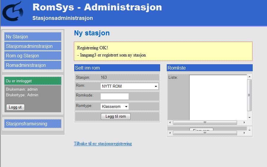 administrator skulle kunne velge hvor mange sekunder det skal gå mellom visningen av hvert skjermbilde hvis det er lagt inn mer enn 6 undervisningslokaler.