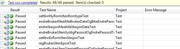 verdien som Stubklassen har lagret som forventet verdi for nettopp denne enhetstesten. Hvis disse to dataene er identiske, betyr det at enhetstesten har passert uten feil.