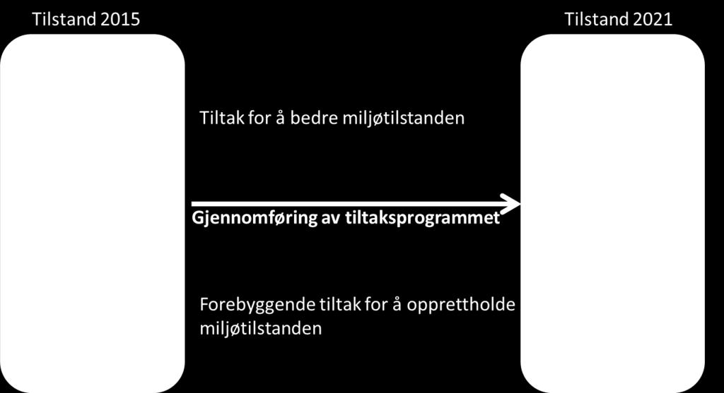 Risiko for å ikke opprettholde god miljøtilstand hvis det ikke iverksettes forebyggende tiltak.