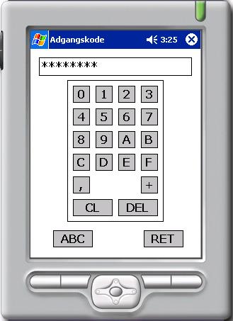 Kontroll av klokken gjøres automatisk ved første gangs aktivering av <INSTALLASJON>. Det kommer da opp et skjermbilde som viser klokkene i både PDA og terminal.