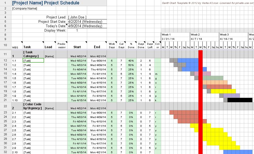 Excel Det som mest brukt blant de mindre og mellomstore entreprenør selskapene i dag er Excel. Man kan få ukeplaner eller treukersplaner ut ifra detaljerte planer med Excel.