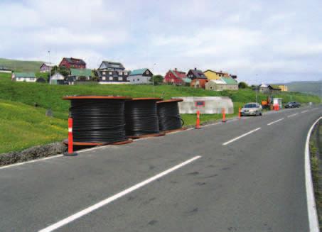 Linjurnar fækka í hvørjum Arbeiðið við at end ur nýggja 0,4, 10, 20 og 60 kv net ið hevur hildið fram í 2011.