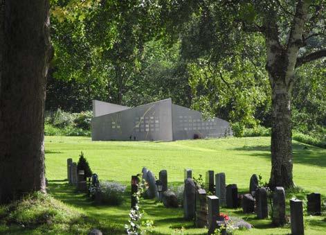 Eksempel fra Södra kyrkogården i Linköping viser hvordan en