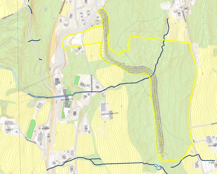 Beregnet til Lier kommune Dokument type Utredning, flom og overvann