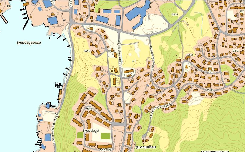 135 0 75 150 300 Meters Tegning 9 Oversikt Bergrom Målestokk: