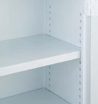 mm) NU-53-4884 48 (1219 mm) 84 (2134 mm) 22 (559 mm) The NU-53 features top and bottom shelves that are removable and adjustable in 2 (51 mm) increments using