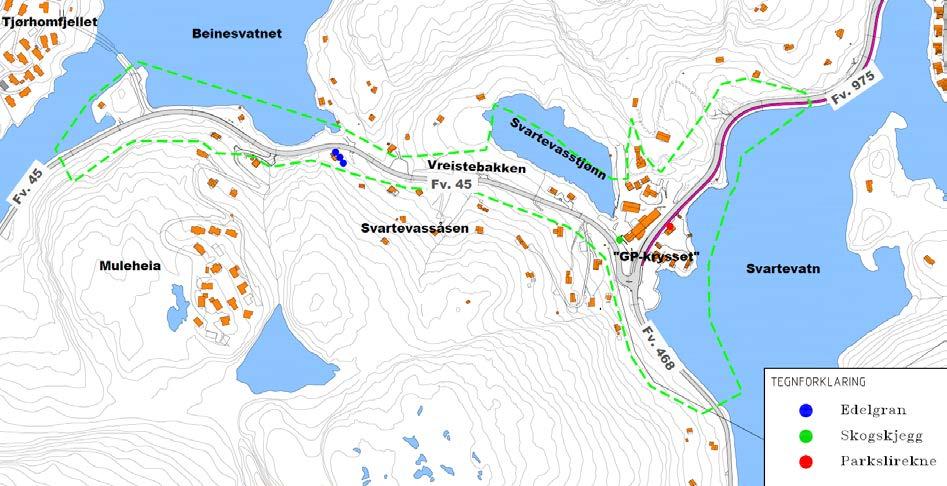 Det er ikke registrert spesielle naturtyper, verne- eller friluftsområder innenfor planområdet i naturbasen til Miljødirektoratet.