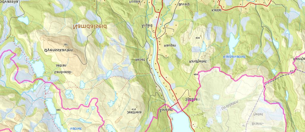 138.3Z Kart over elvemuslingutbredelse i Årgårdsvassdraget