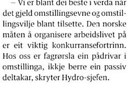 Partsstyrt arbeidsliv Egen rente- og valutapolitikk