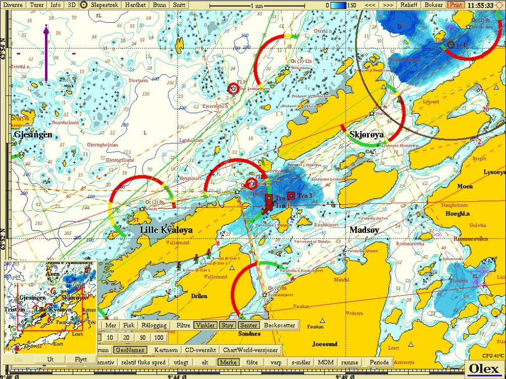 2 MATERIALE OG METODER SAM-Marin/Havbrukstjenesten 2.1 Undersøkelsesområdet Lokaliteten ligger nordøst for Vallersund i Bjugn kommune, på ca 50-60 meters dyp. (Figur 2.1, 2.2 og 2.3).