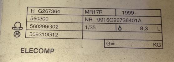 4 Motorskilt/ gir skilt.