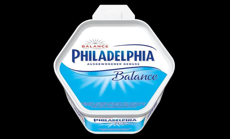 PHILADELPHIA BALANCE 1,65 KG Philadelphia Balance er en kremost med lavere fettinnhold enn Philadelphia Original Den