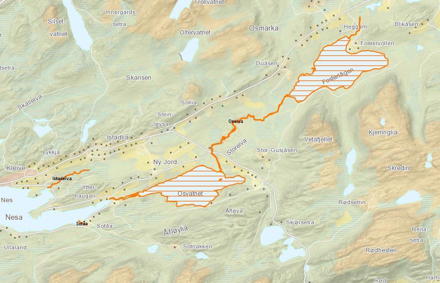 3.12 Oselva (Molde) Planlagt utfiskingsaktivitet i Oselva var en kombinasjon av notfiske i kulper og stangfiske, men grunneier motsatte seg enhver aktivitet som kunne påregnes å forstyrre villfisken