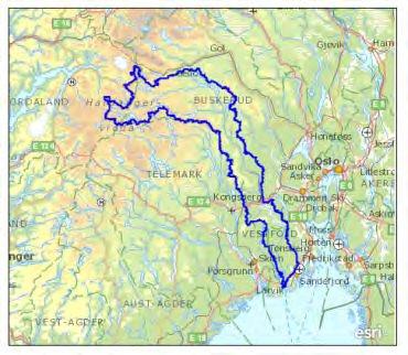 10.7 Numedalslågen vannområde Vannområde Numedalslågen består av hele nedslagsfeltet til Numedalslågen med Goksjøvassdraget i Vestfold.