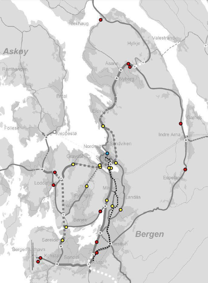 Nye bomsnitt (eksempel) Utvidelse av bomringen til også å omfatte ytre deler av Bergen Følger av «nytteprinsippet», og vil kunne oppfattes som et mer rettferdig system Vil bidra til nullvekstmålet I