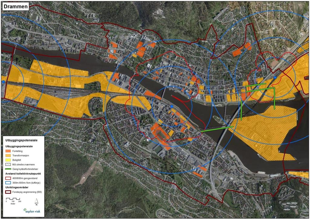 Fase 2 Utviklingsmuligheter. Attraktive og livskraftige byer og tettsteder 70 Figur 50.