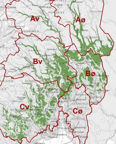 Bruksområder med bakgrunn i avlstrærnes opprinnelse,
