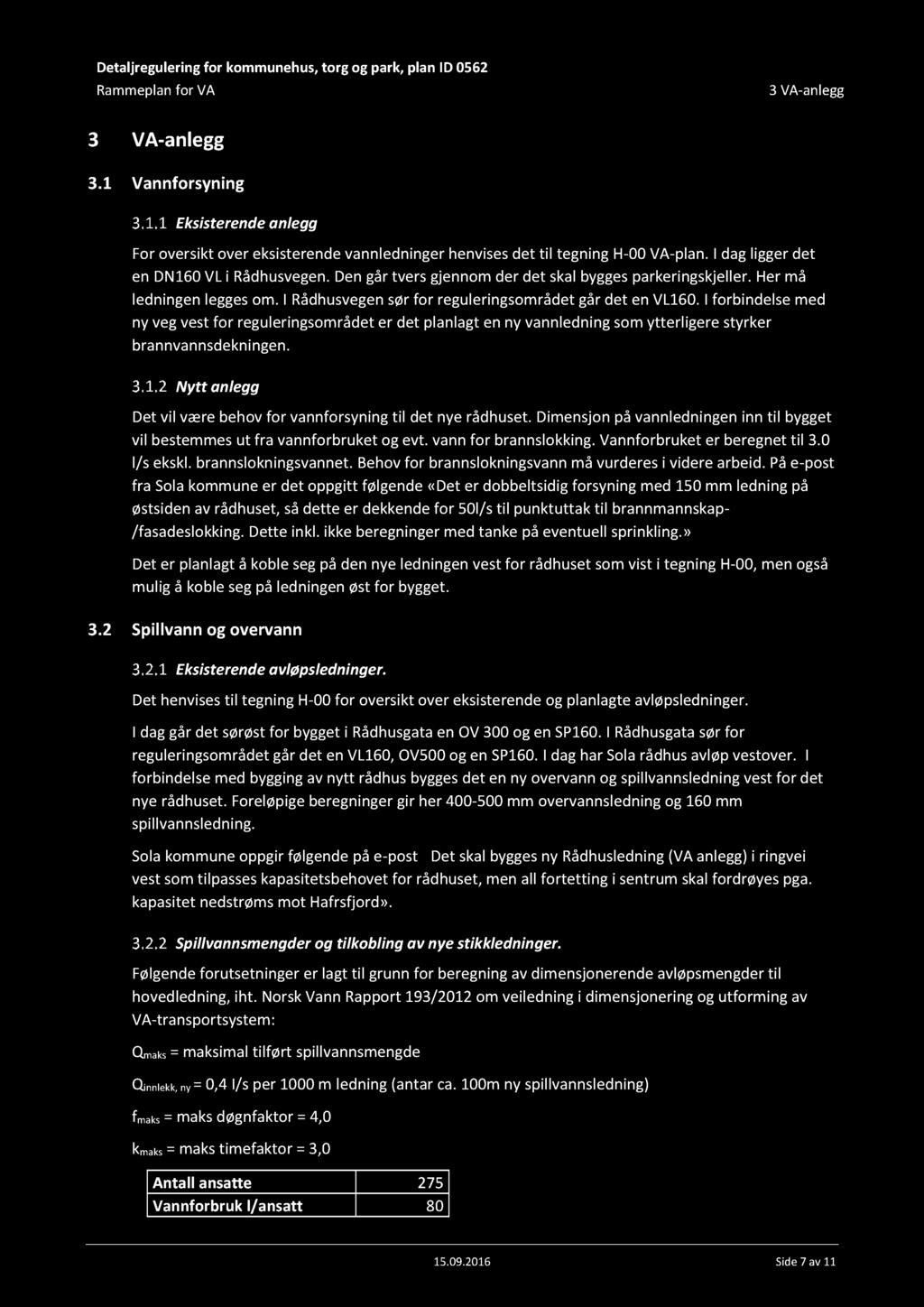 D etaljregulering for kommunehus, torg og park, plan ID 562 Rammeplan for A 3 A - anlegg 3 A - anlegg 3.