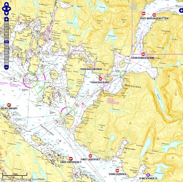 OMRÅDE- OG LOKALITETSSKILDRING MOM B-granskinga er utført ved lokaliteten Duesund i Masfjorden kommune (figur 2).