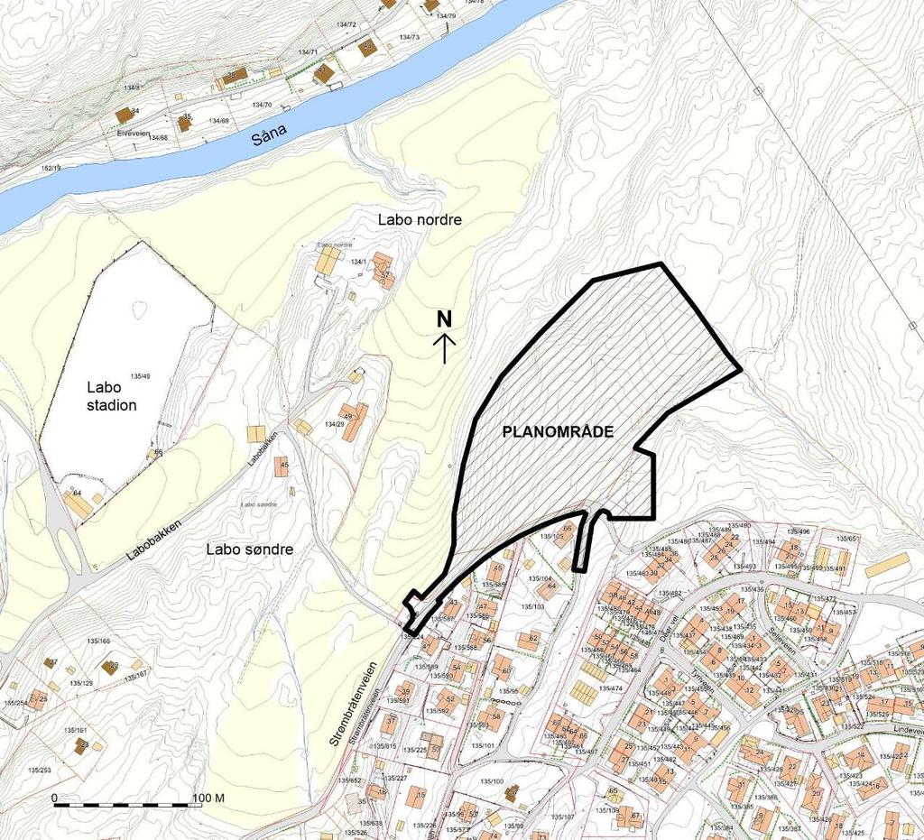 Detaljreguleringsplan Nordre Labo - Gnr. 134, Bnr. 1 Bestemmelser og beskrivelse Saksbehandling etter plan og bygningsloven Sak nr. Dato Sign. Varsel om oppstart av planarbeidet (Avisdato) 25.02.