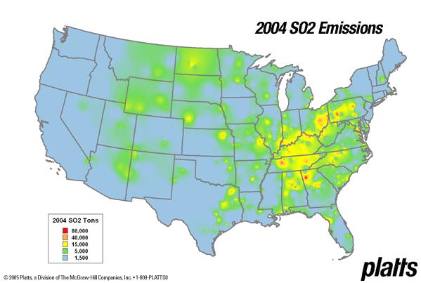 U.S. SO 2 EMISSIONS Main source is