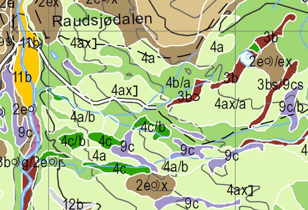 feil og set store krav til rutiner for lesing av korrektur. Mange vegetasjonstypar kan by på problem ved klassifisering. Dette er kommentert under omtalen av typane. 4.