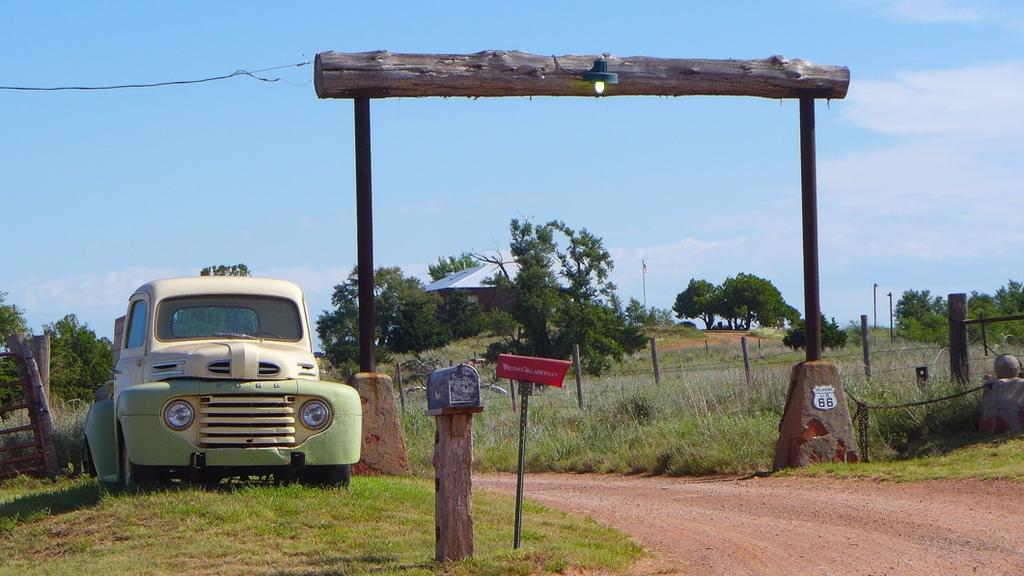 Deretter Route 66byen Santa Fe. Byen er helt ulik alle andre amerikanske byer, spesielt når det gjelder arkitektur.