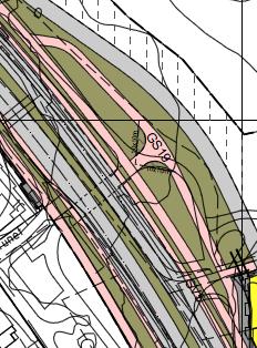 Planbeskrivelse med konsekvensutredning 37 Kartutsnitt Stigning Kommentarer 23 7 % Stigende terreng.