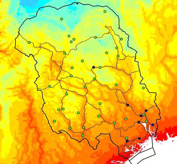 30 Regionalklimatologiske faktorer bør det tas hensyn til så tidlig som mulig i oppbyggingen av et stasjonsnett for klimastasjoner.