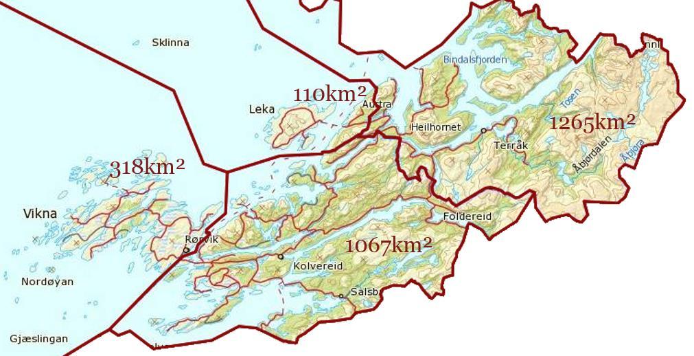 Utkast til rapport Figur 3 Antall innbyggere per utgangen av fjerde kvartal 2014 (Kilde: Kartverket og SSB) Figur 4