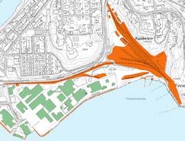 mellomlagring i gasometre til gassrenseanlegget og kompressor og synteseanlegget (Bygg 130) for framstilling av ammoniakk (NH 3