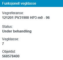 Hopsnesvegen har en funksjonell vegklasse