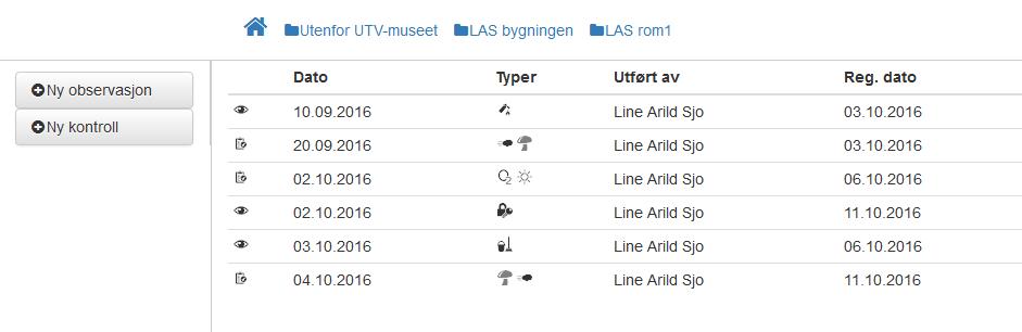 Sortering av lister Kontroller og observasjoner Sortere