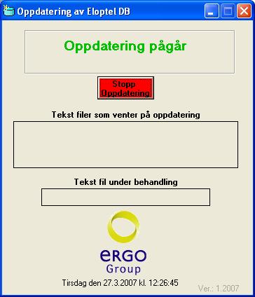 Som overfører telleresultater fra skanning til godkjenningsbildet.