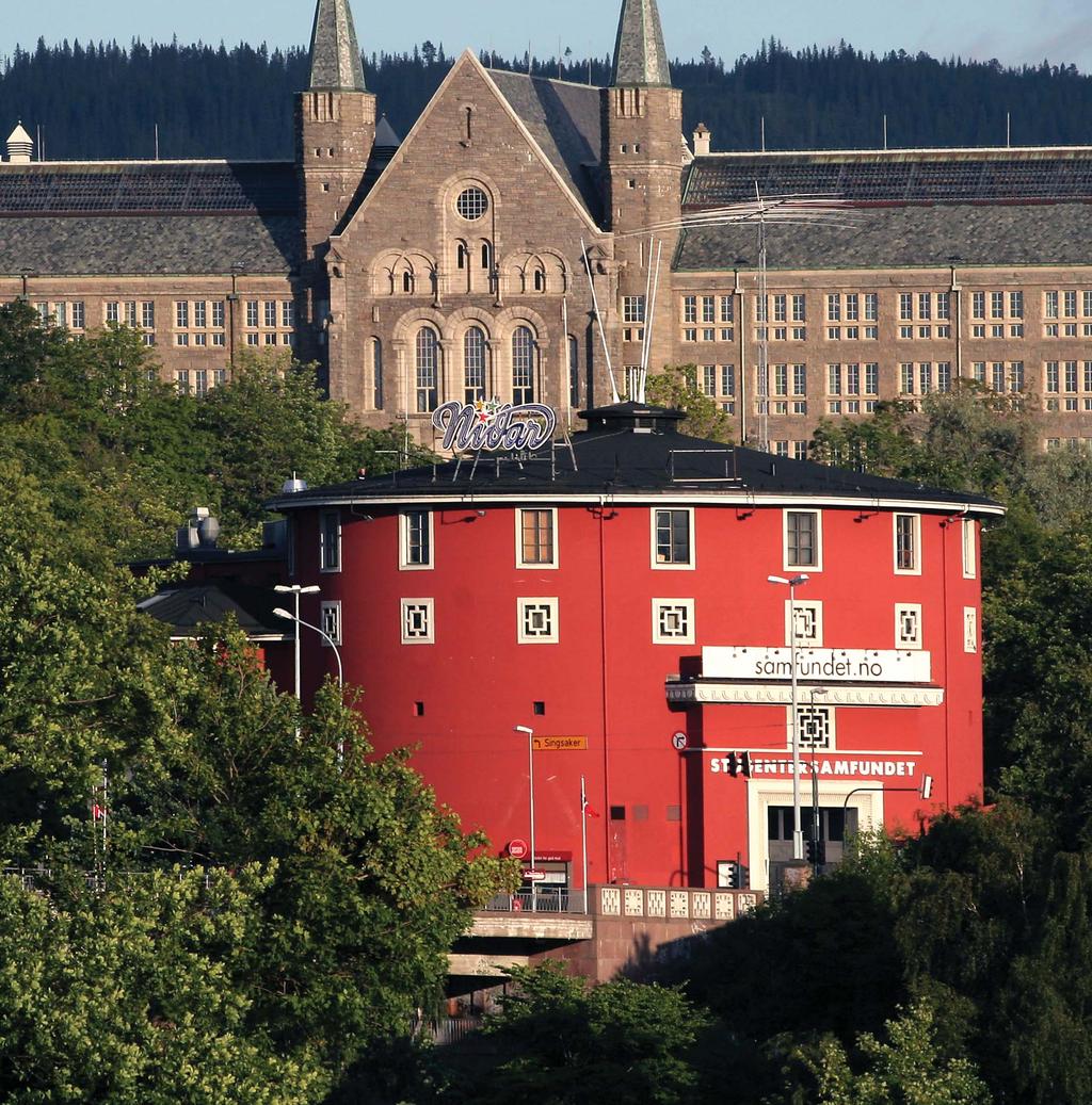 Studentersamfundet med Hovedbygningen på