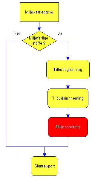 Miljøkartleggingsrapport Rådhuskvartalet Ski Side 6 av 29 2 PROSESSEN MED MILJØKARTLEGGING OG SANERING Miljøsanering består av en miljøkartlegging og selve miljøsaneringen.