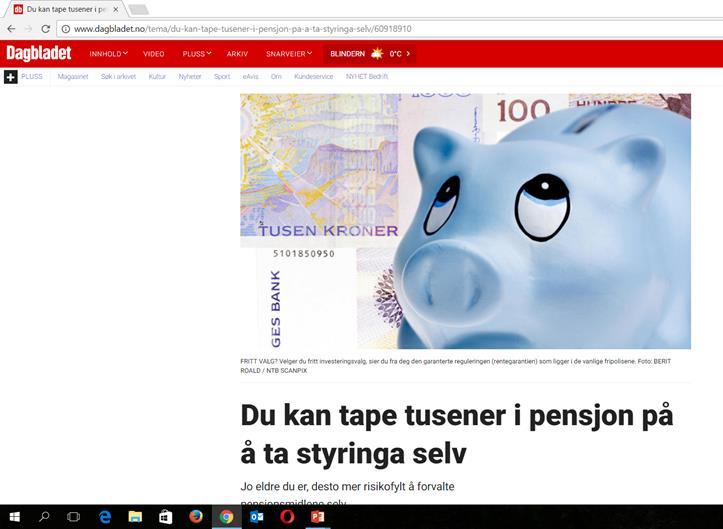 Mindre blir dekket av fellesskapet