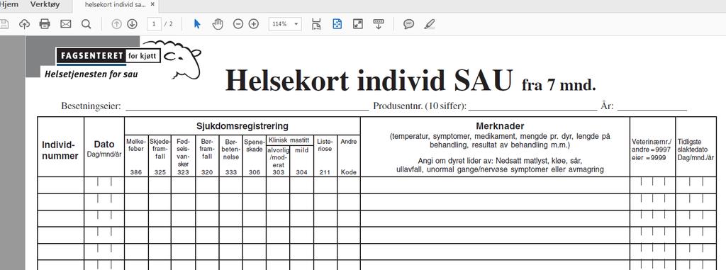 Krav om helsekort Skal sikre sporbarhet for medisinbruk på slaktedyr.