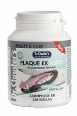 PLAQUE EX FORTE Plaque Ex Forte Plus Med det patenterte stoffet Lactobacillus paracasei som har den egenskapen at det registrerer de kariesfremkallende bakteriene