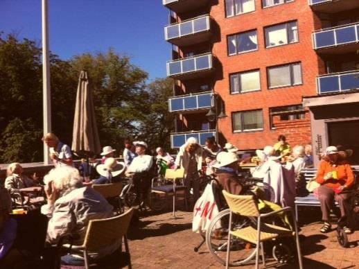 Sofienberghjemmets årlige hagekassekonkurranse.