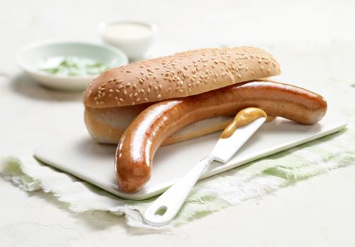 Finsbråten AS Finsbråten AS Gilde Krainerpølse 105 g 2 stk à 2,1 kg, fryst Inspirert av den tradisjonelle slovenske pølsetradisjonen.