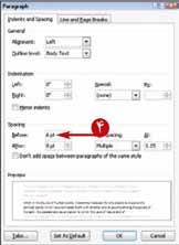 پاراگرافها اس تفاده میکند. تنظیم فاصله خطوط بین پاراگرافها پاراگراف یا پاراگرافها را تنظیم کنید.