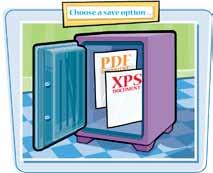 فصل دوم مدیریت اسناد ذخیره سند با فرمت PDF یا XPS شما میتوانید اسناد Word را با فرمت های PDF یا XPS ذخیره کنید. هر کسی که ازReader Adobe شرکت Adobe استفاده میکند میتواند فایل PDF را باز کند.