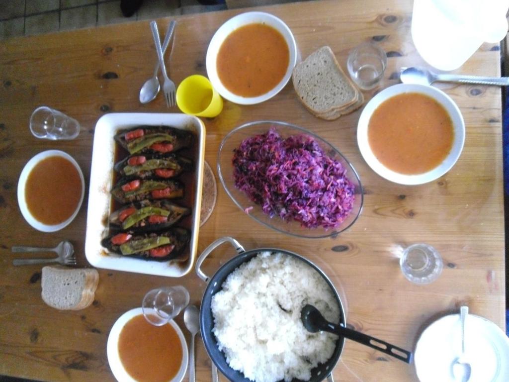 Familien Arslan I Tyrkia er det vanlig å spise suppe som del av middagen, og familien Arslan