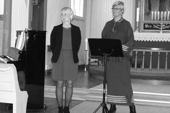 Vokalist Sølvi Vik Brækkan og pianist Anne Bråtteng har satt sammen et kirkekonsertprogram som