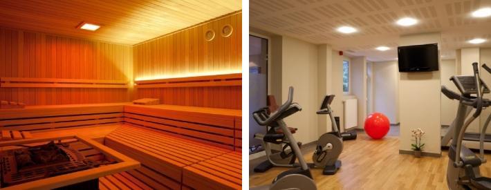 Det finnes wellness og gym på hotellet Rommene Hotellets 58 værelser er individuelt