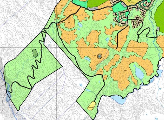 Kart over området med foreslått utbygging Landskapskarakter for delområdet Beskrivelse av påvirkning på landskapskarakter og influensområde Delområdet verdi Konsekvens av foreslått utbyggingsformål